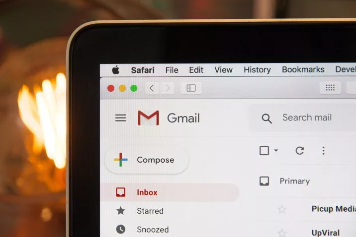 Email can be composed with attractive features like video embed and interactive GIFs